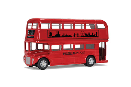 Best of British London Skyline Routemaster Doppeldecker-Bus, Rot