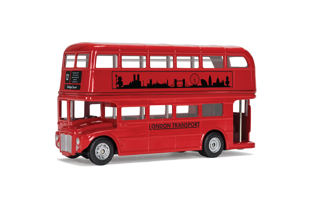 Best of British London Skyline Routemaster Doppeldecker-Bus, Rot