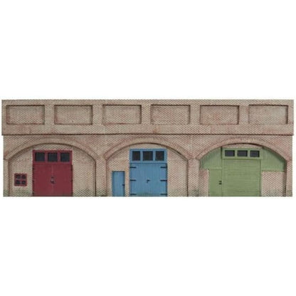 Hornby Low Relief Viaduct with Lock Ups 2 Red Brick