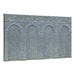 Hornby, 2 paredes de retención con arcos de alto nivel (azulejos azules