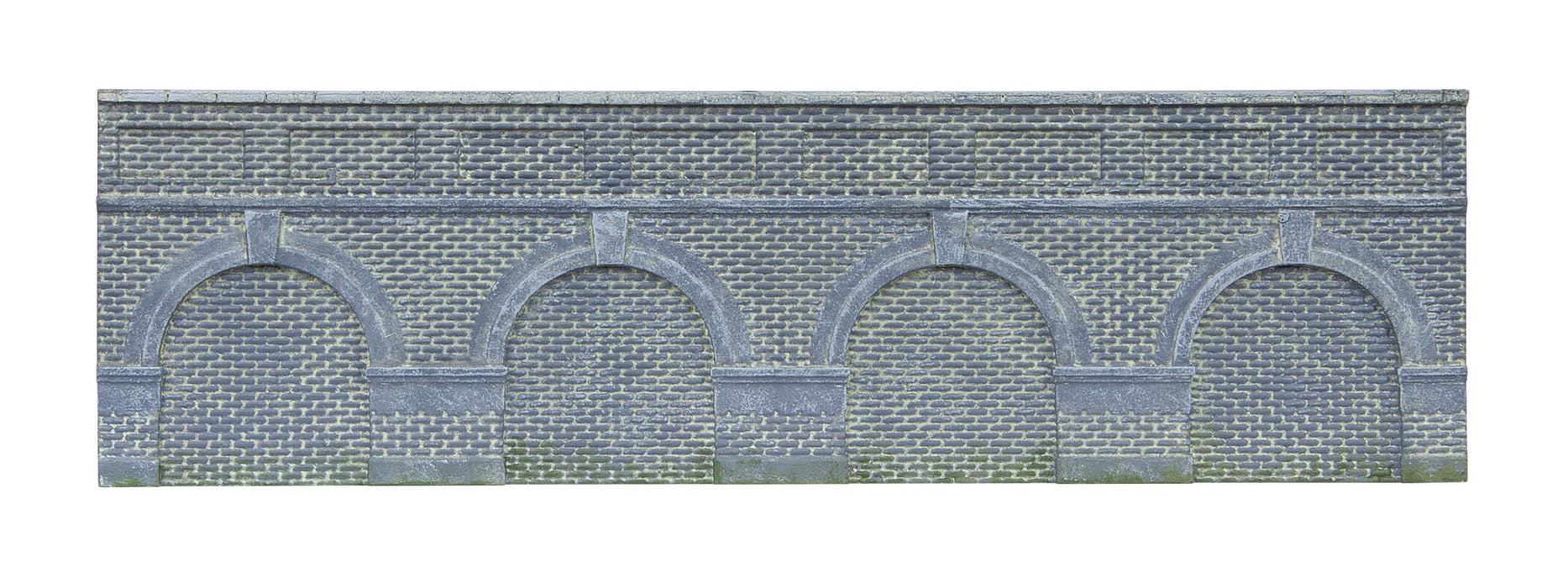 Murs de soutènement cintrés bas x 2 (brique bleue ingénieurs