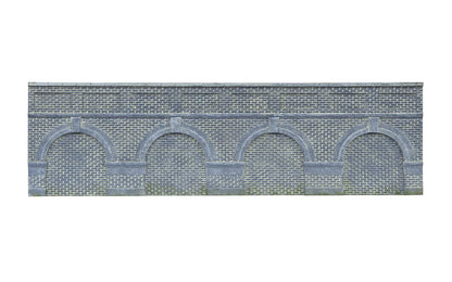 Murs de soutènement cintrés bas x 2 (brique bleue ingénieurs