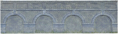 Murs de soutènement cintrés bas x 2 (brique bleue ingénieurs