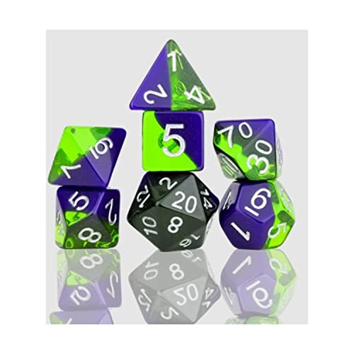 Rpg Dice Set (7): Sea Glass