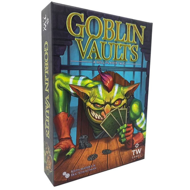 Thunderworks Games Goblin Vaults Game | Strategy Game of Bidding and Card Placement | Ages 14+ | Family Game for 1-5 Players | 30-45 Minutes | Made