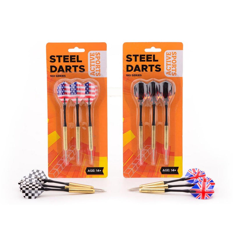 `Sports Active 3 Darts Op Kaart, 4 Assorti`