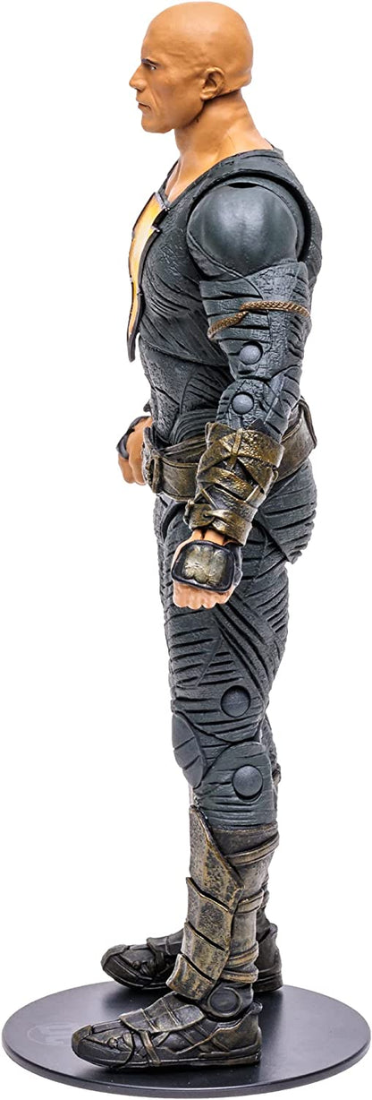 McFarlane Toys, 7-Inch DC Black Adam (Hero Costume) Action Figure with 22 Moving Parts, Collectible DC Black Adam Movie Figure with Stand Base Unique Collectible Character Card – Ages 12+