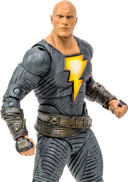 McFarlane Toys, 7-Inch DC Black Adam (Hero Costume) Action Figure with 22 Moving Parts, Collectible DC Black Adam Movie Figure with Stand Base Unique Collectible Character Card – Ages 12+