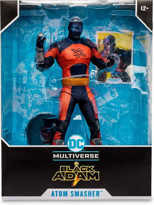 McFarlane Toys, DC Black Adam Atom Smasher Action Mega Figure with 22 Moving Parts, Collectible DC Black Adam Movie Figure with Stand Base and Unique Collectible Character Card – Ages 12+