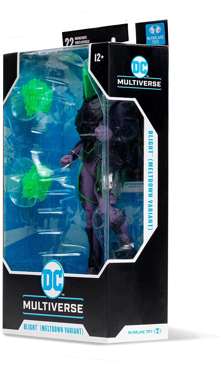 McFarlane Toys, DC Multiverse Blight (Meltdown Variant) 7-inch Action Figure with 22 Moving Parts, Collectible DC Batman Beyond Figure with Unique Collector Character Card – Ages 12+