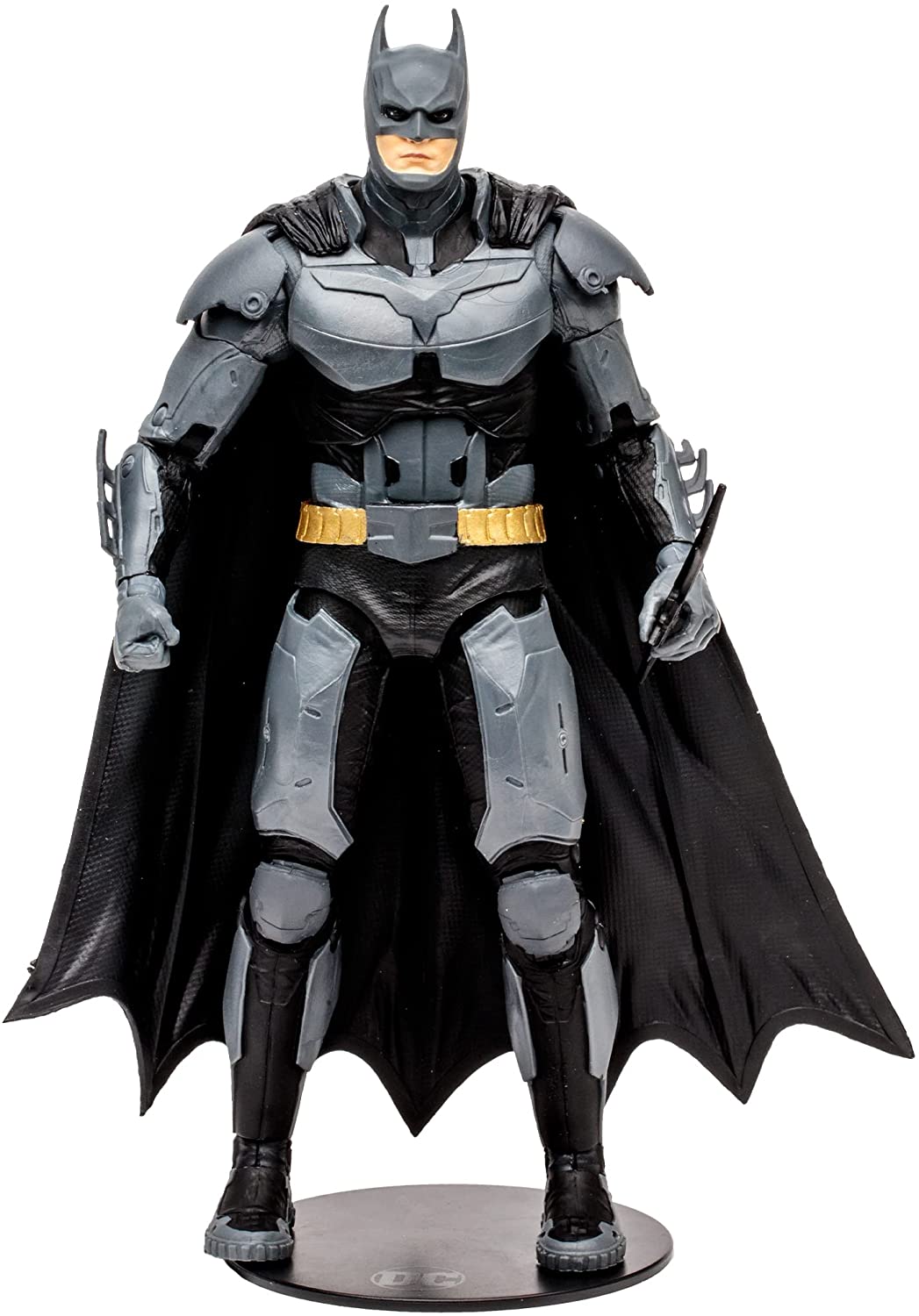 McFarlane Toys - 7-Inch Batman Figure – DC Multiverse Figures – Batman Toys – Collectable Batman Comic Inside – 22 Moving Parts – Collectable Art Card Included Grey,black,yellow 7 Inch