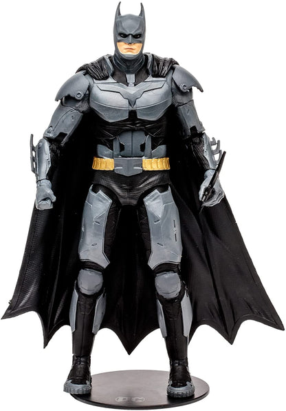 McFarlane Toys - 7-Inch Batman Figure – DC Multiverse Figures – Batman Toys – Collectable Batman Comic Inside – 22 Moving Parts – Collectable Art Card Included Grey,black,yellow 7 Inch