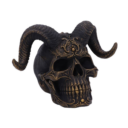 Nemesis Now Adorno de Calavera de Terror, diábolo Negro, 18 cm