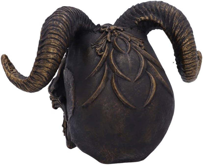 Nemesis Now Adorno de Calavera de Terror, diábolo Negro, 18 cm