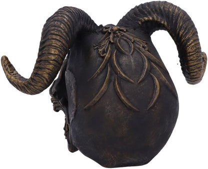 Nemesis Now Adorno de Calavera de Terror, diábolo Negro, 18 cm