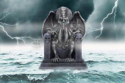 Nemesis Now Cthulhu's Throne, Grey, 18.3cm