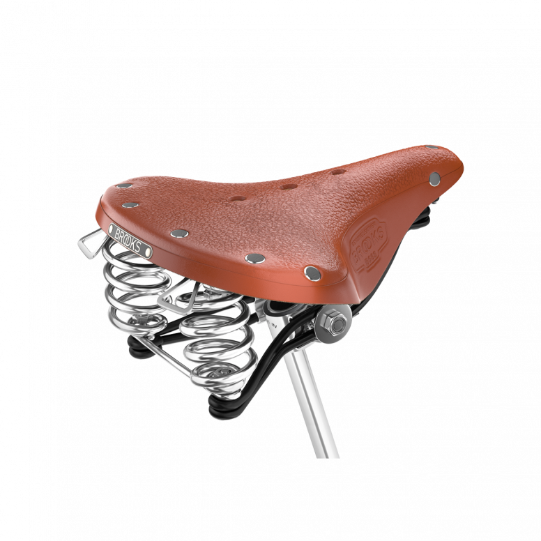 BROOKS Brooks B66 Short W/Clamp Honey Saddle