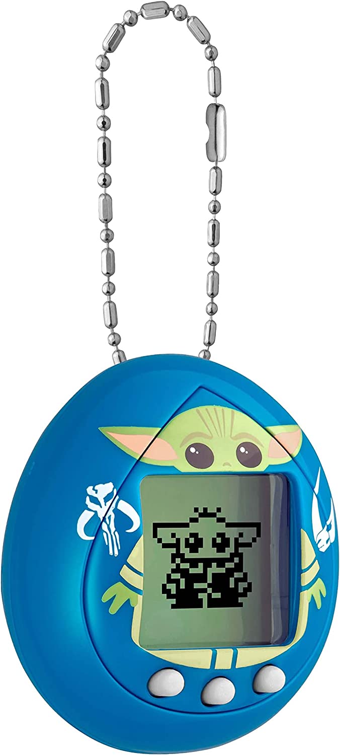 Bandai Grogu Tamagotchi Nano Blue Version | Raise Baby Yoda With This 4cm Tamagotchi Star Wars Toy | Care For The Child From The Mandalorian TV Show As A Virtual Pet With These Electronic Toys