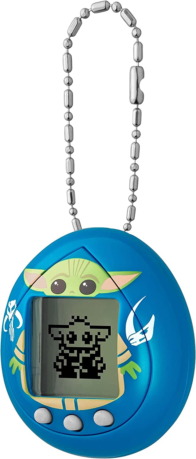 Bandai Grogu Tamagotchi Nano Blue Version | Raise Baby Yoda With This 4cm Tamagotchi Star Wars Toy | Care For The Child From The Mandalorian TV Show As A Virtual Pet With These Electronic Toys