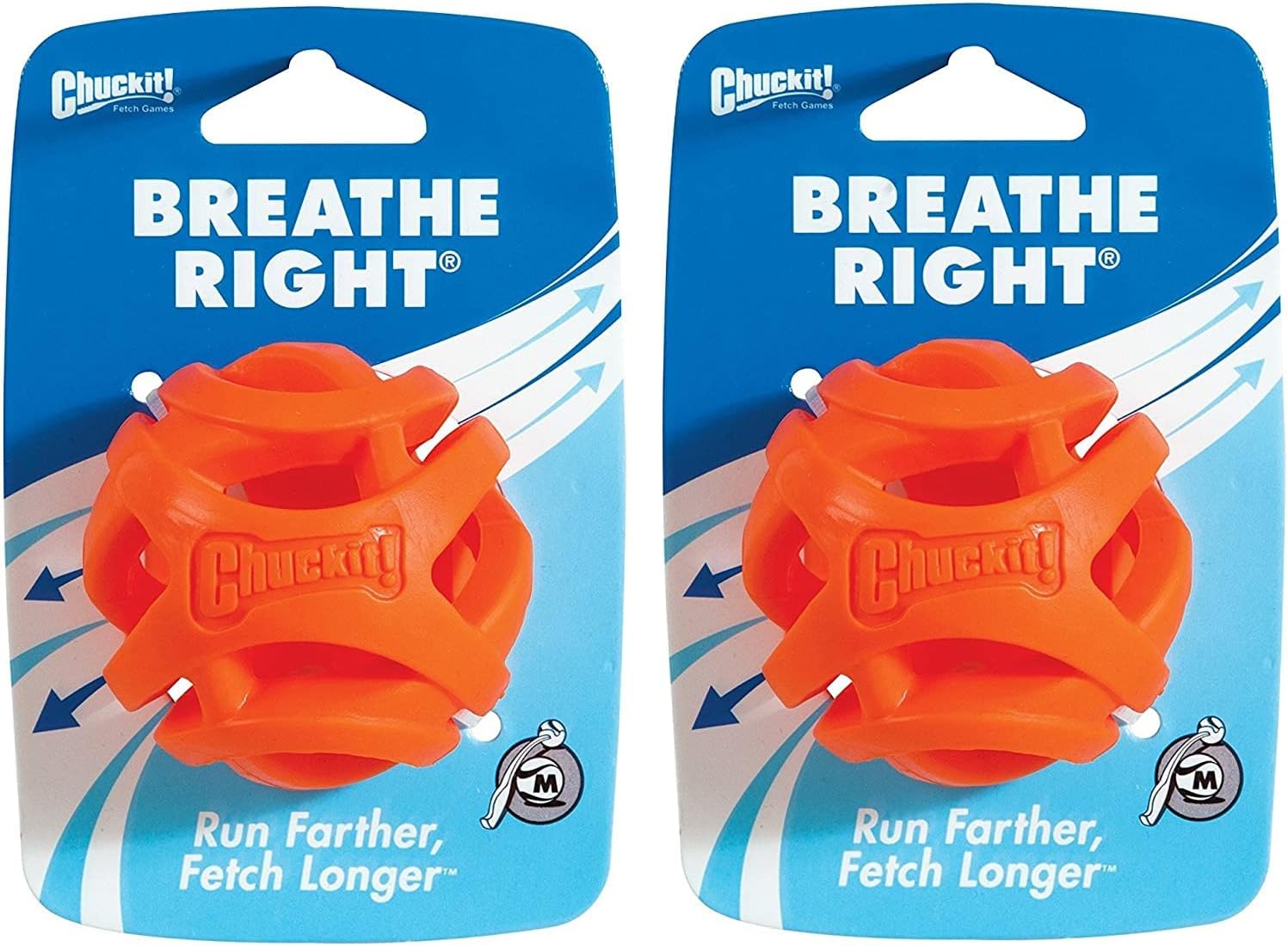 Chuckit - Breathe Right Fetch Ball Medium 6,5Cm  - (Chuc31932)