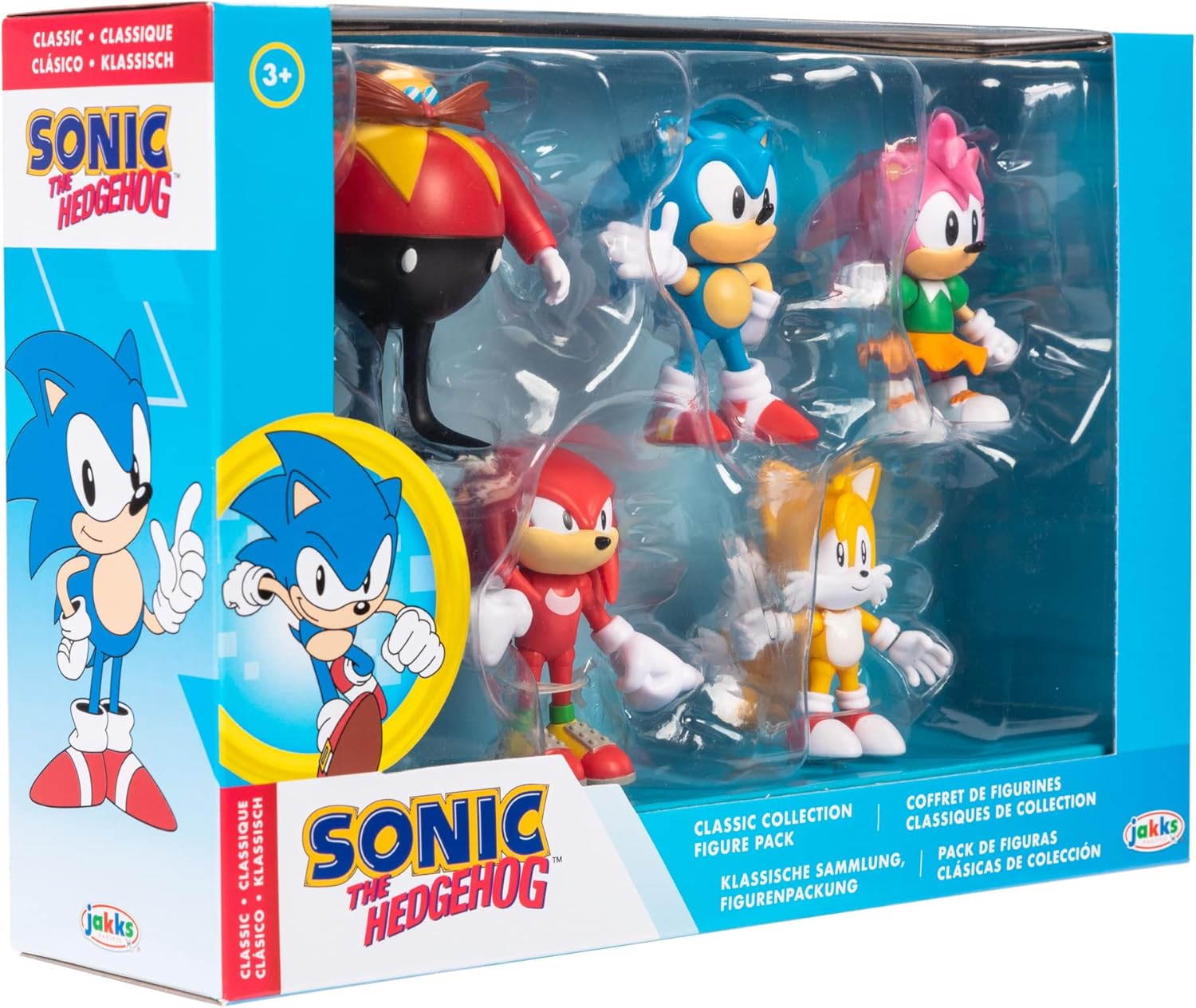 JAKKS PACIFIC LTD Pack 5 Figurines Sonic 6CM