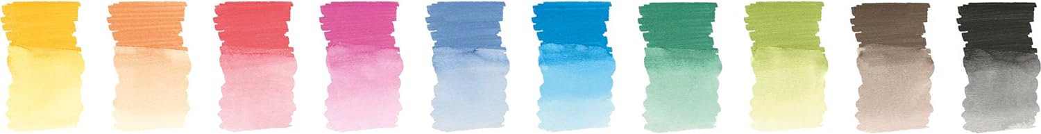 Faber-Castell Albrecht Durer Watercolour Marker Pack of 10, Multicolored