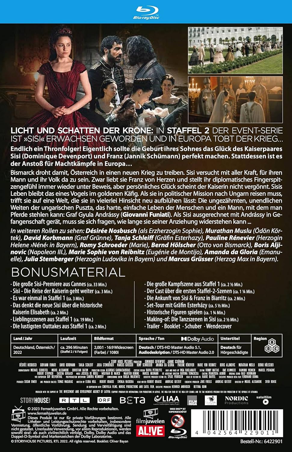 Sisi - Staffel 2 (alle 6 Teile) (Blu-ray