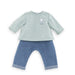 Corolle 14” Baby Doll Outfit - Loire Riverside Pants & Striped T-Shirt - Mon Grand Poupon Outfits and Accessories fit 14" Dolls, for Kids Ages 2 Years and up