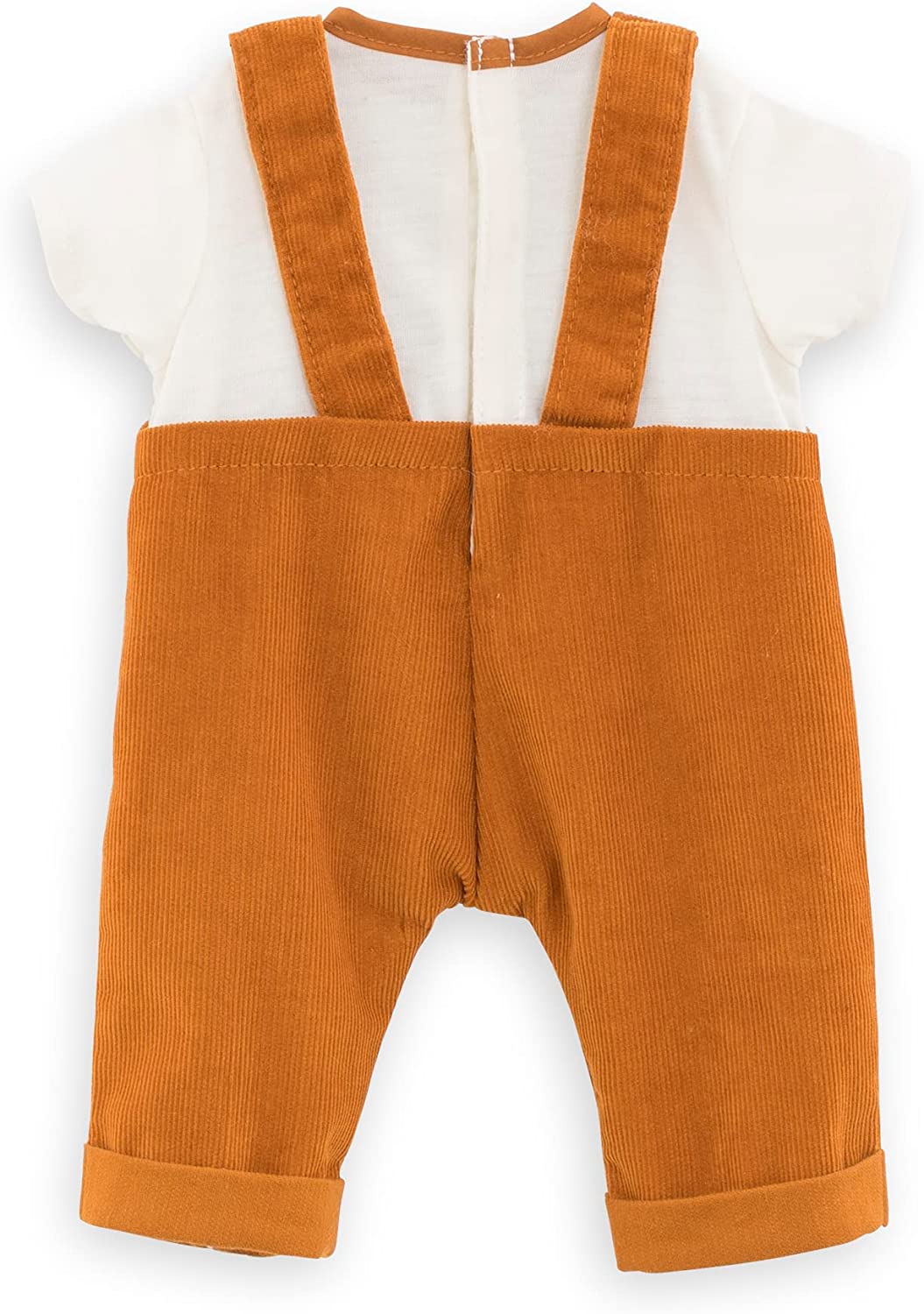 Corolle - Velvet and T-Shirt Overalls with Loire Edges, Clothes for 36 cm Doll, 2 Years and Above