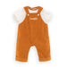 Corolle - Velvet and T-Shirt Overalls with Loire Edges, Clothes for 36 cm Doll, 2 Years and Above