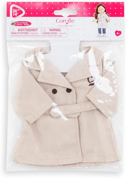 Corolle - Beige trench coat for Ma doll, from 4 years old, 9000212560