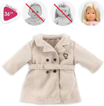 Corolle - Beige trench coat for Ma doll, from 4 years old, 9000212560