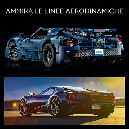 LEGO 42154 Technic 2022 Ford GT Car Model Kit for Adults to Build