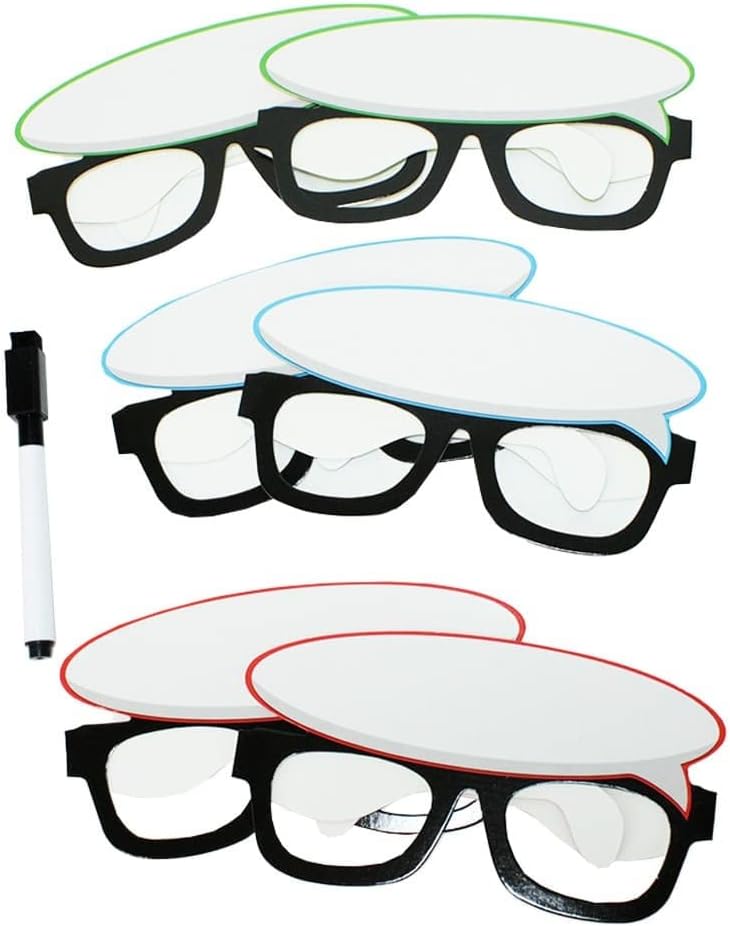 BEMIRO Wer Bin I? Game Includes 6 Glasses and Pen