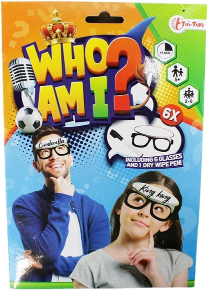 BEMIRO Wer Bin I? Game Includes 6 Glasses and Pen