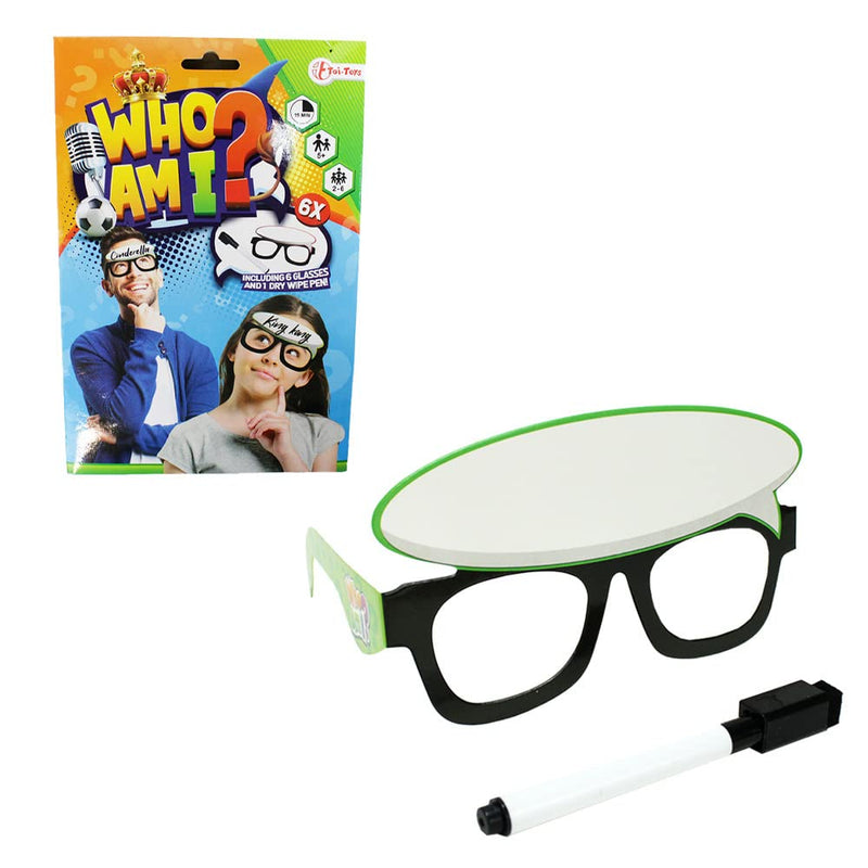 BEMIRO Wer Bin I? Game Includes 6 Glasses and Pen