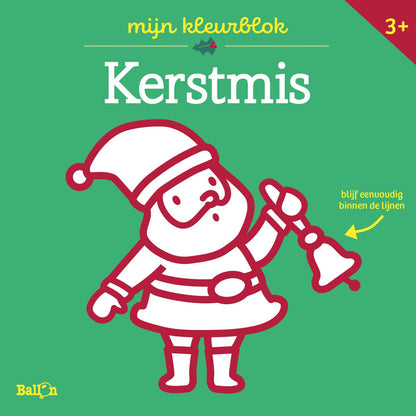 Kleurblok Junior - Kerst (dikke lijnen) (Kerstmis, 1