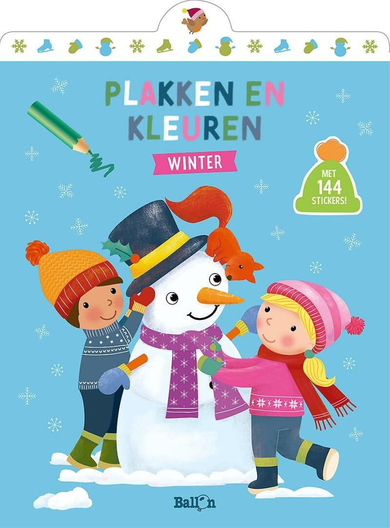 Plak en kleur - Winter (Winter, 1)