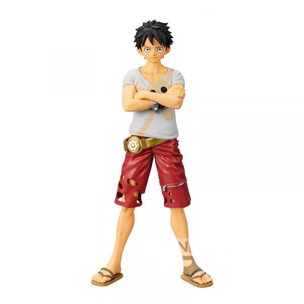 Bandai ONE PIECE RED MONKEY D LUFFY DFX THE GRANDLINE MEN VOL 6 FIGURE
