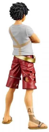 Bandai ONE PIECE RED MONKEY D LUFFY DFX THE GRANDLINE MEN VOL 6 FIGURE