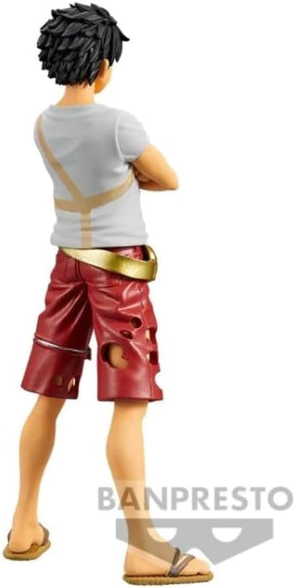 Bandai ONE PIECE RED MONKEY D LUFFY DFX THE GRANDLINE MEN VOL 6 FIGURE