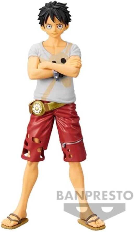 Bandai ONE PIECE RED MONKEY D LUFFY DFX THE GRANDLINE MEN VOL 6 FIGURE