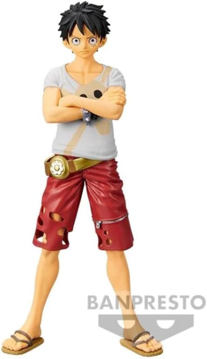 Bandai ONE PIECE RED MONKEY D LUFFY DFX THE GRANDLINE MEN VOL 6 FIGURE