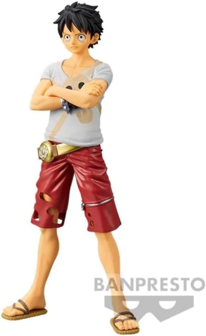 Bandai ONE PIECE RED MONKEY D LUFFY DFX THE GRANDLINE MEN VOL 6 FIGURE