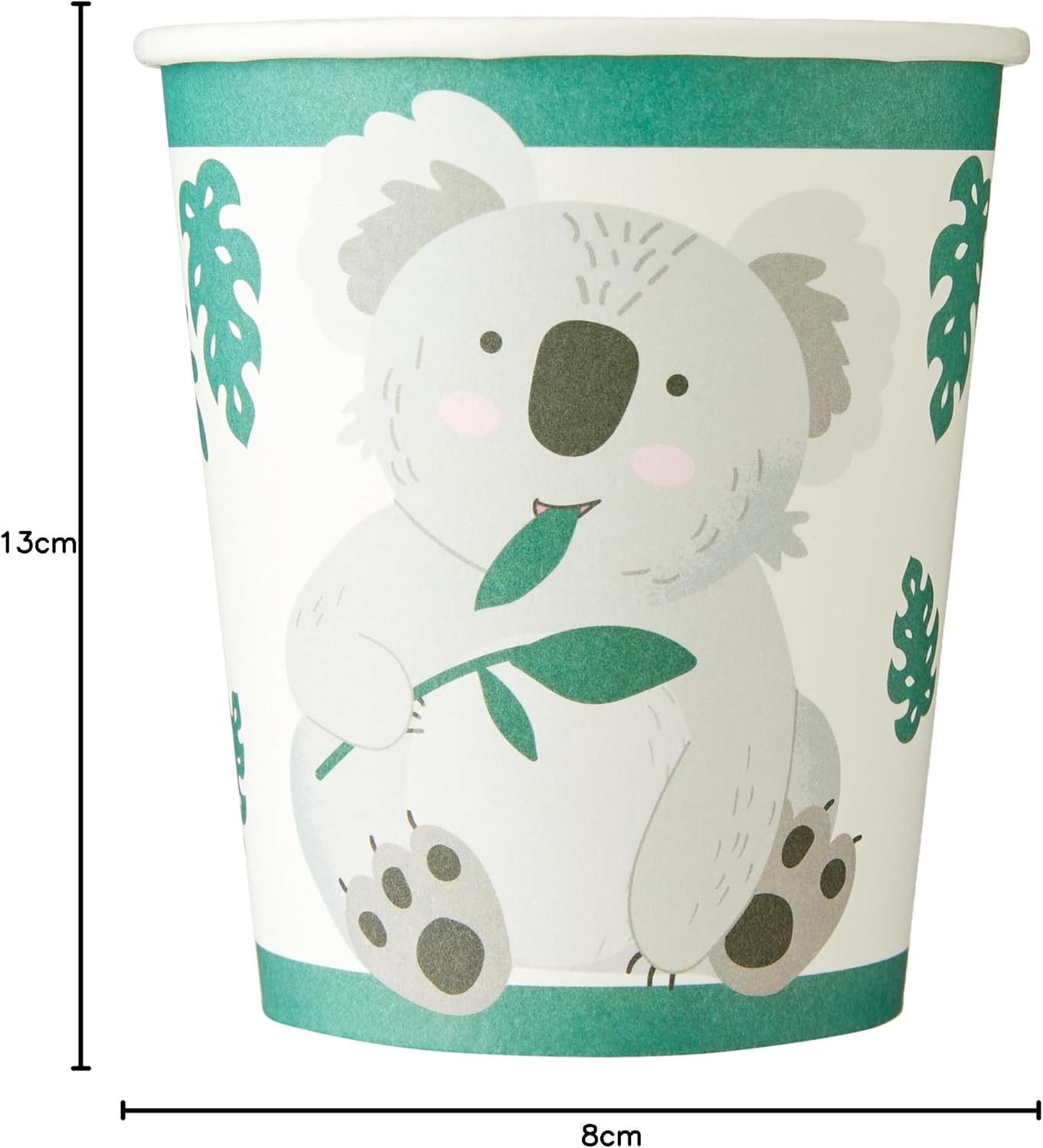 Amscan 9908600-66 Cups Koala Paper 250 Ml