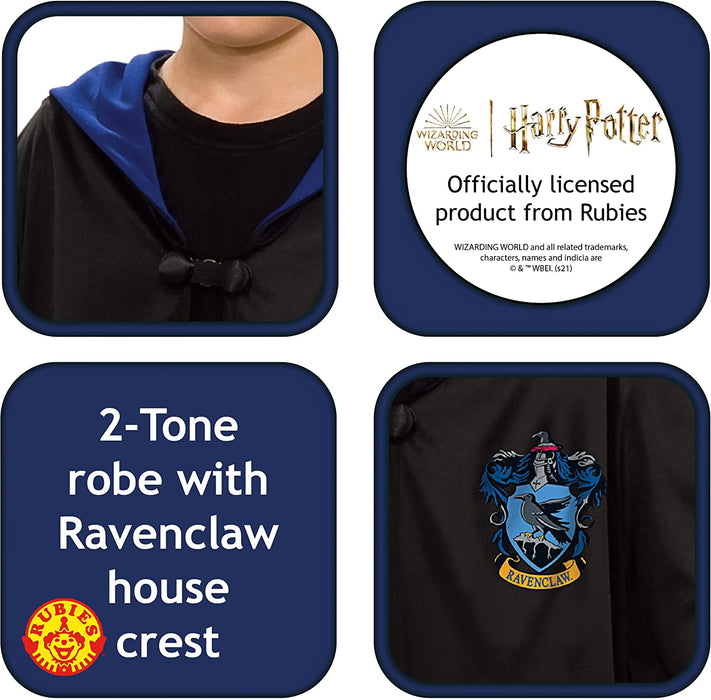 Rubies Official Harry Potter Ravenclaw Child Robe, Kids Fancy Dress