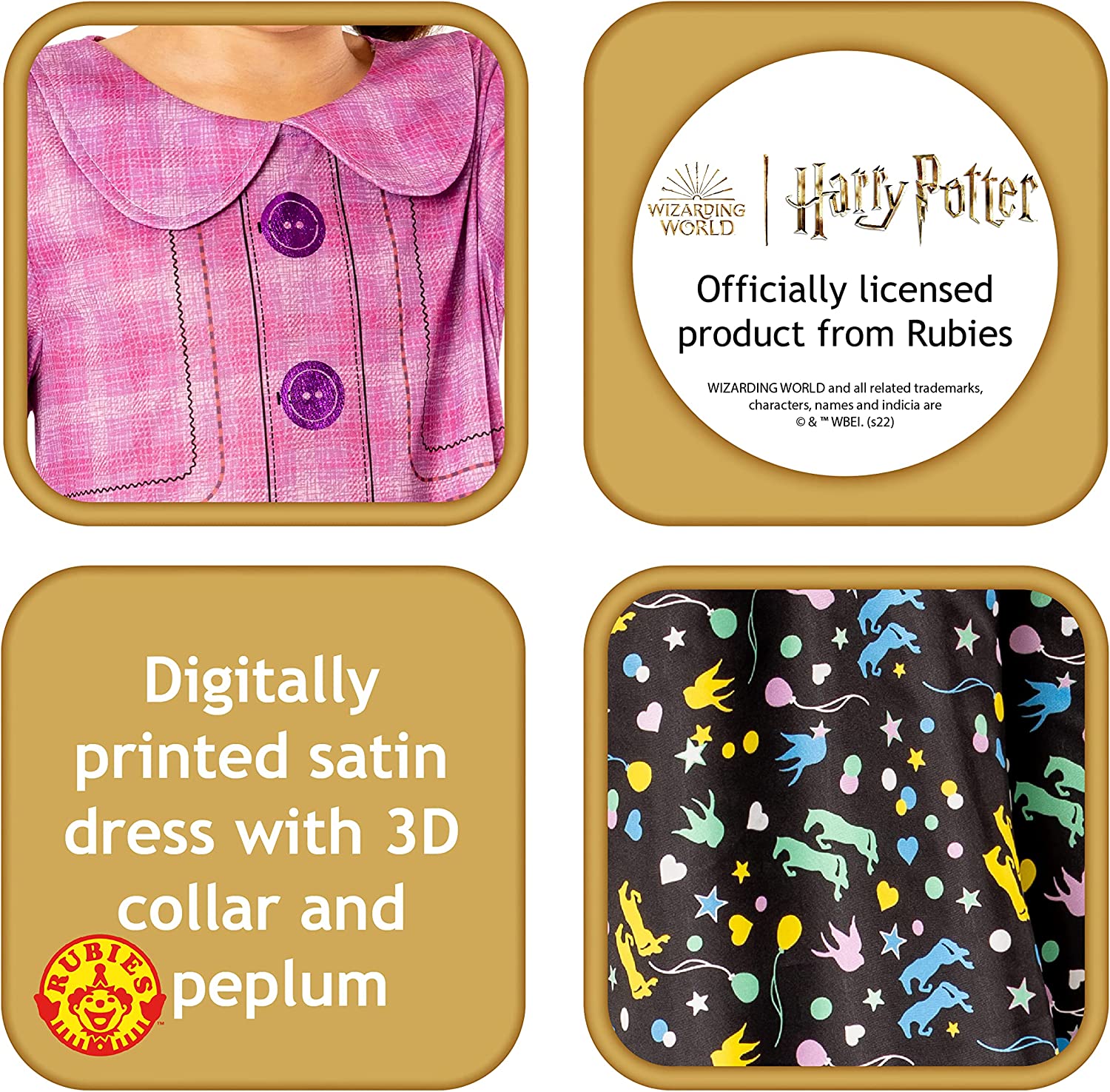 Rubies Official Harry Potter Luna Lovegood Child Costume, Book Day Kids Fancy Dress