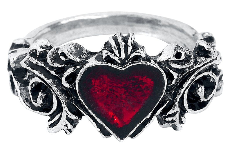 Alchemy Gothic Betrothal Donna Anello colore argento, Alchemy Gothic Betrothal Ring, Alchemy Gothic Betrothal Mujer Anillo Plateado