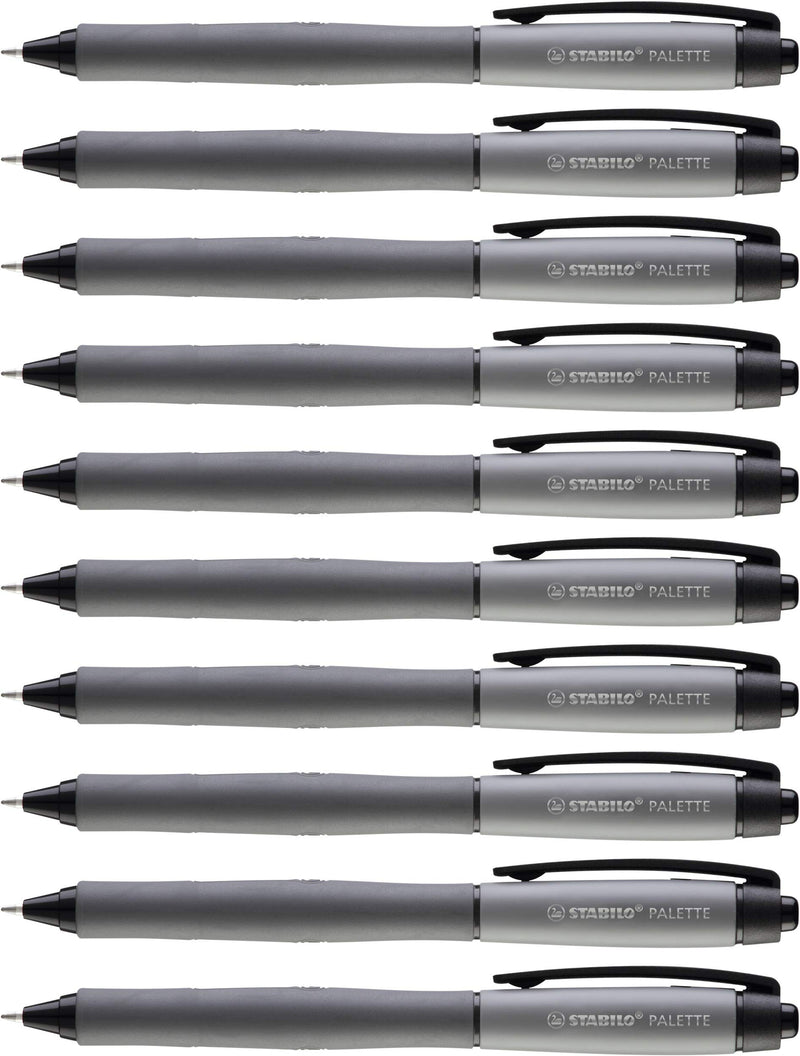 Retractable Rollerball Pen - STABILO PALETTE - Pack of 10