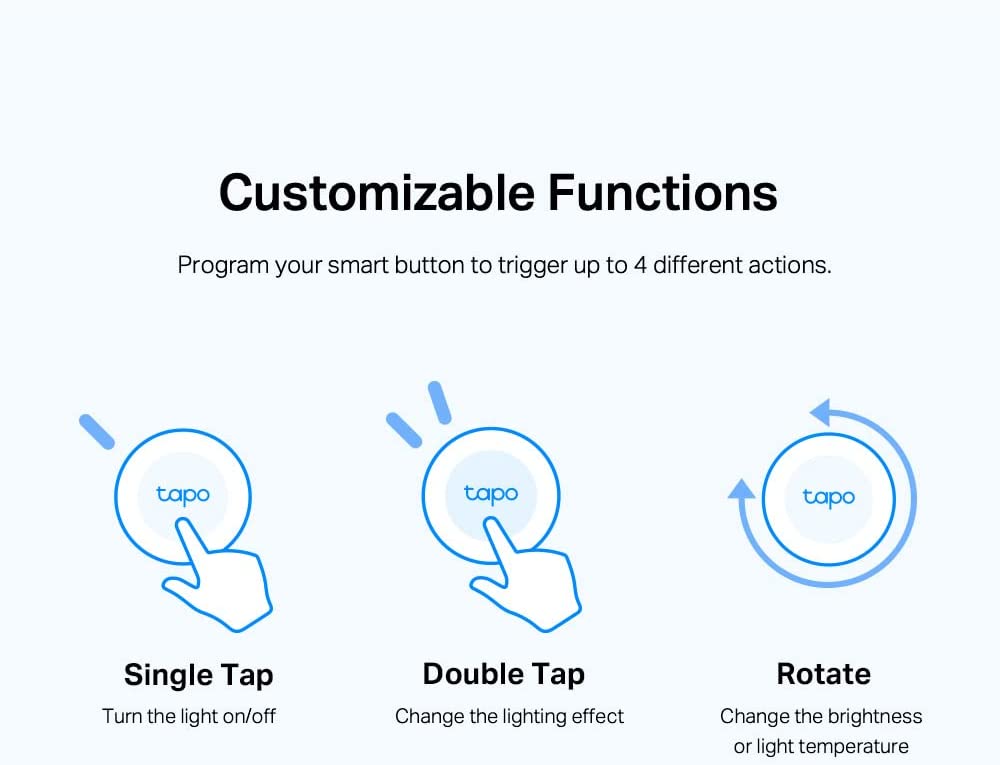 Tapo S200B V1 - Smart Button - Wireless - 863 - 865 Mhz, 868 - 868.6 Mhz